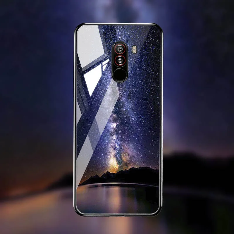 M042 Чехол из закаленного стекла для Xiaomi mi 8 9 SE 9T A3 чехол s Star Space Coque для Xiao mi Pocophone F1 mi x 2S Red mi Note 7 8 Pro - Цвет: M042