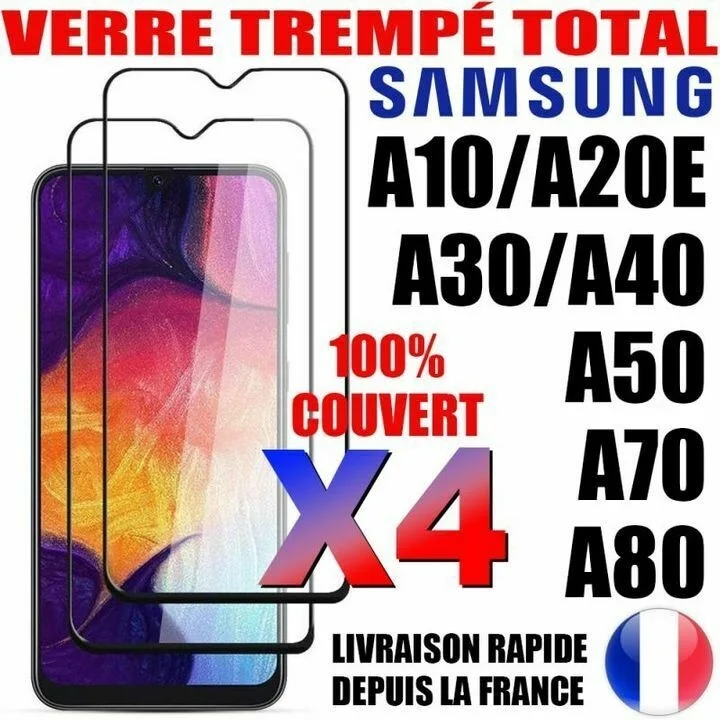

Ecran protective film toughened glass for Samsung A10 a20e a40 A50 A70 all glass