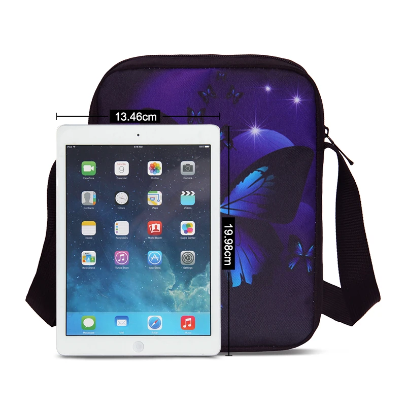 

Small Messenger Bags For Boys Girls Fashion Cool Cartoon Anime Letter 3D Printing Crossbody Bags Kids Sling Bags Sac A Main