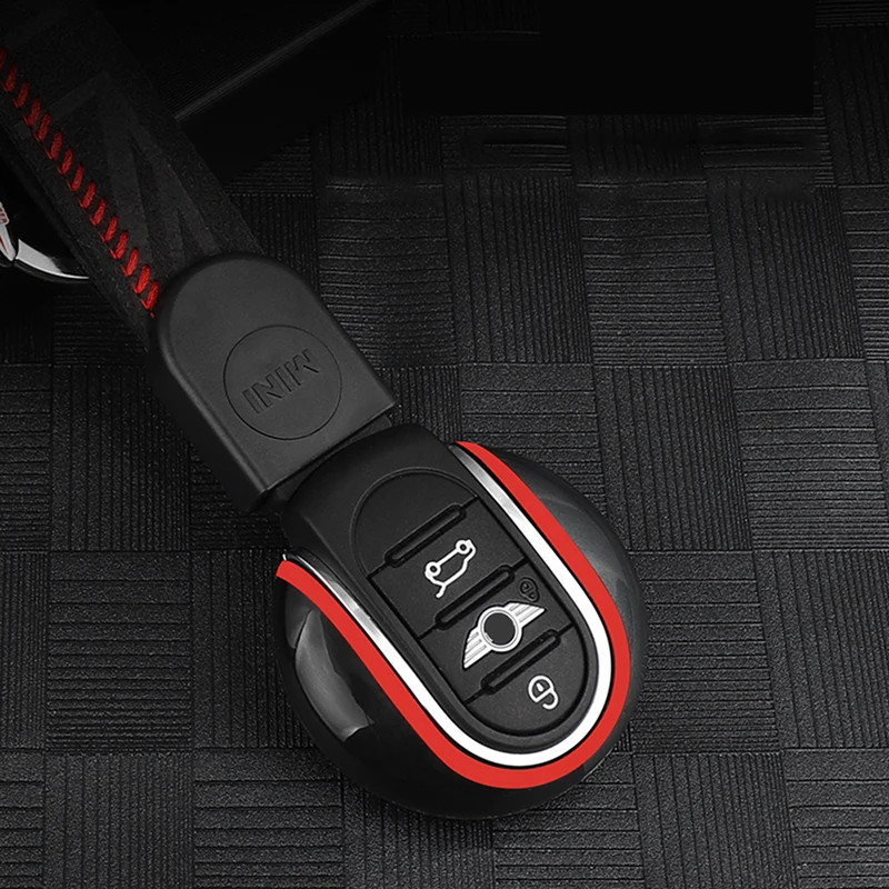 

Car Styling Key Case Cover Keychain Union Jack Key Protector Decor For BMW Mini Cooper JCW One D F54 F55 F56 F57 F60 Countryman