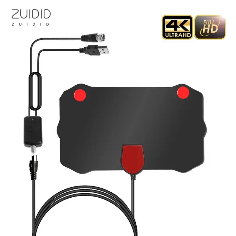 

Home Office Mini HD Indoor Digital TV Antenna 1080P EU/U.S. Plug DVB-T/T2 Antenna Is Easy To Install