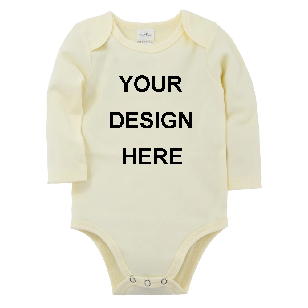 Roupas Bebe De customized боди для малышей однотонный персонализированный комбинезон