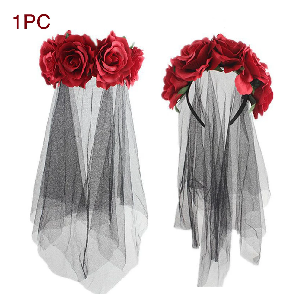 

Носить розовый головной убор танцевальный праздничный головной убор на Хэллоуин женский мексиканский подарок для девочек вечерние аксесс...