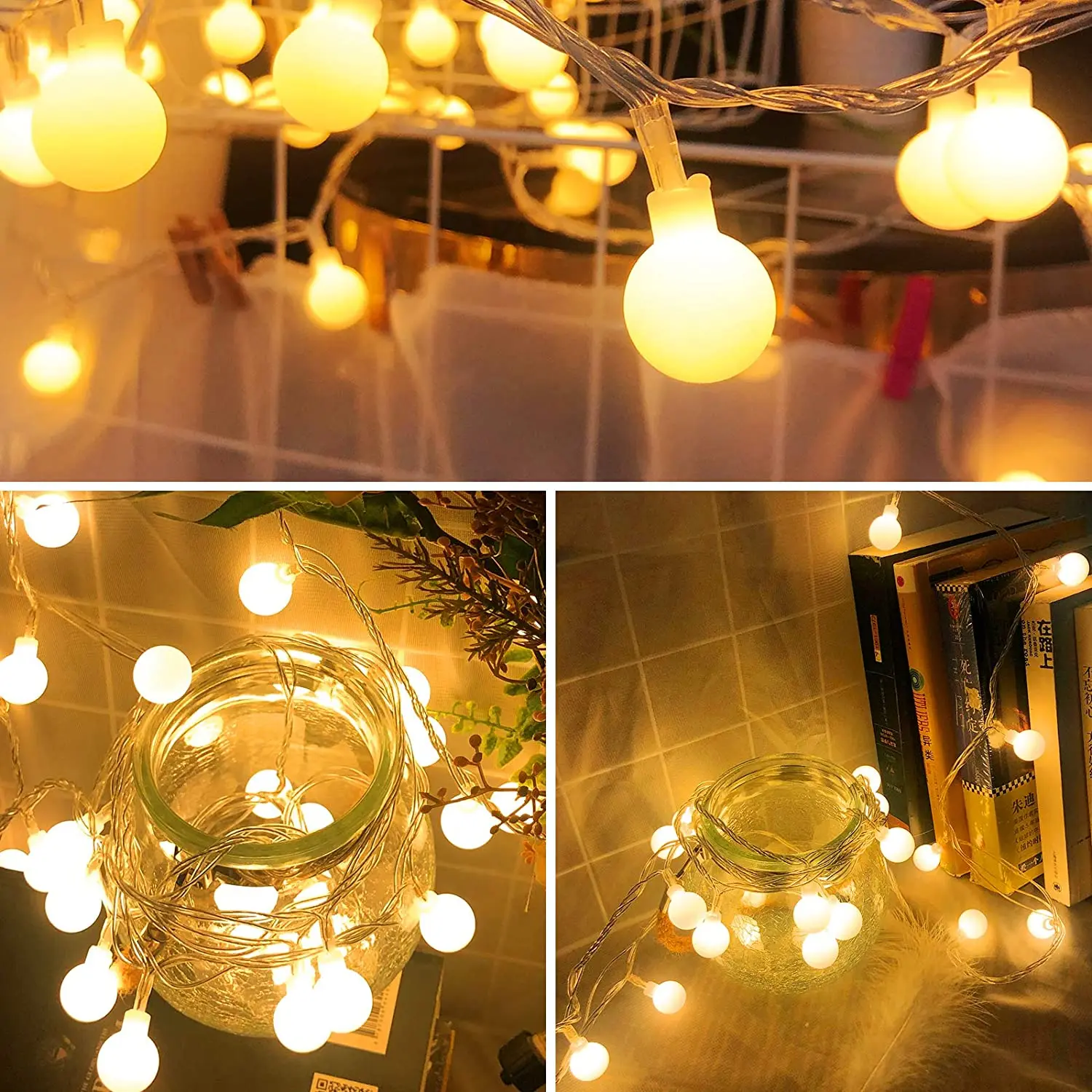 

6M 40LEDs Fairy Lights String 220V EU Plug Indoor Holiday Lights Decoration Christmas Lights Wedding New Year Garland LED Decor