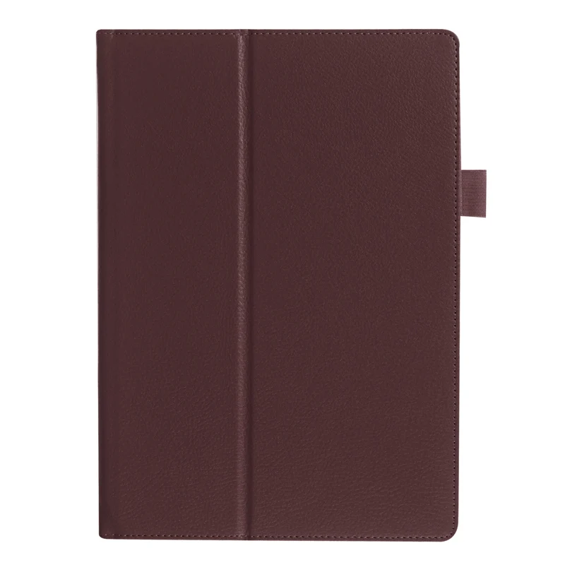 Brown Кожаный защитный чехол-книжка для lenovo Tab 2 A10-70F/L A10-30 X30F/M Tab 3X70 X70F X70M Tab 10 TB-X103F X103F - Цвет: Brown
