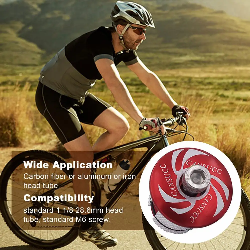 Bicycle Headset Top Cap Premium Material Core Hang Expansion Screws Mountain Road Bike Front Fork Standp | Спорт и развлечения