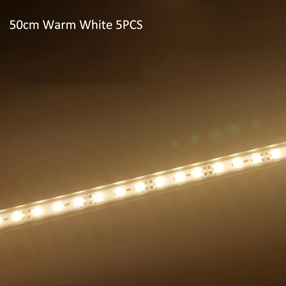 1 шт./5 шт. 20 Вт 30 50 см SMD 5630 Светодиодные ленты светильник бар 12V Светодиодный для