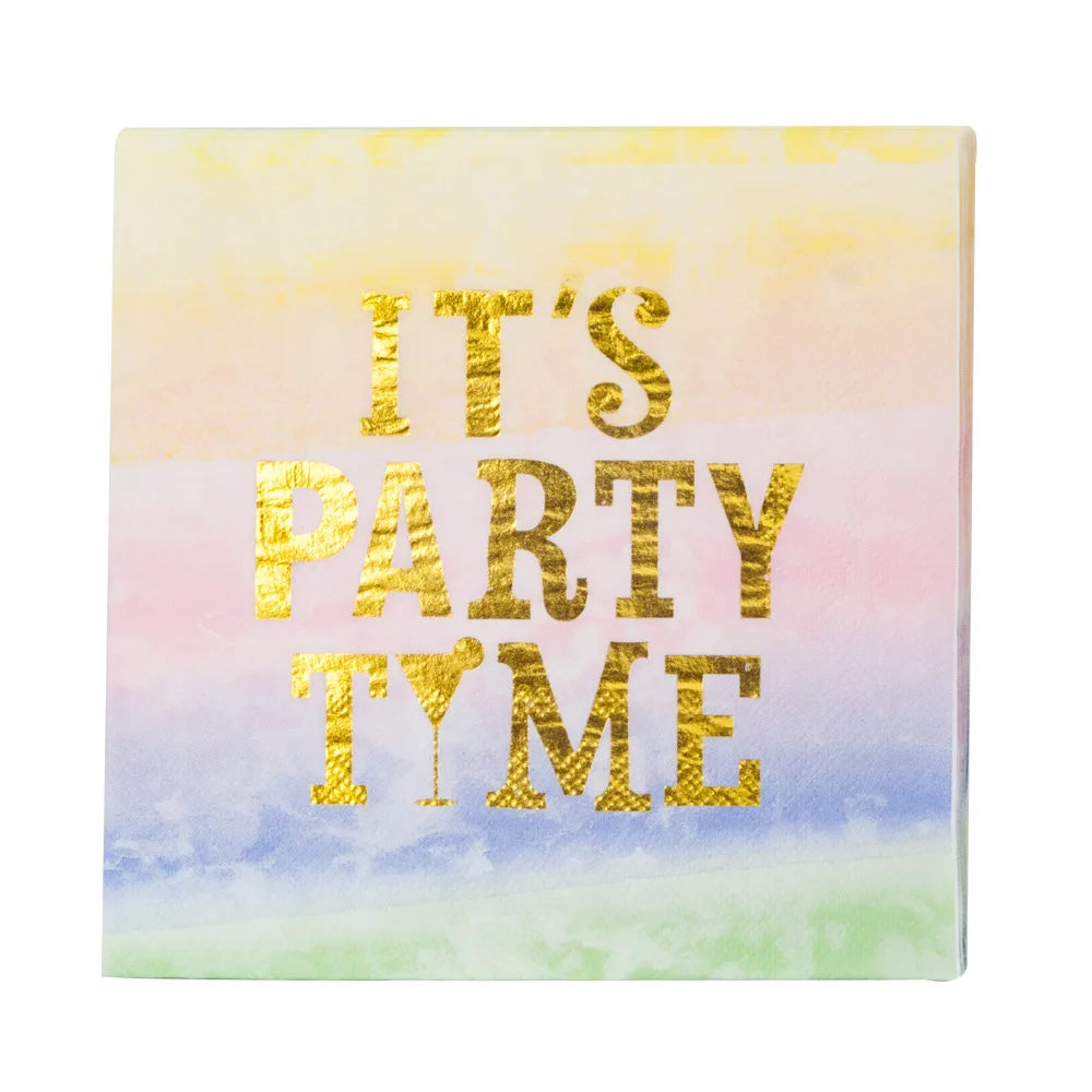 Набор одноразовой столовой посуды с изображением звездного неба | Дом и сад