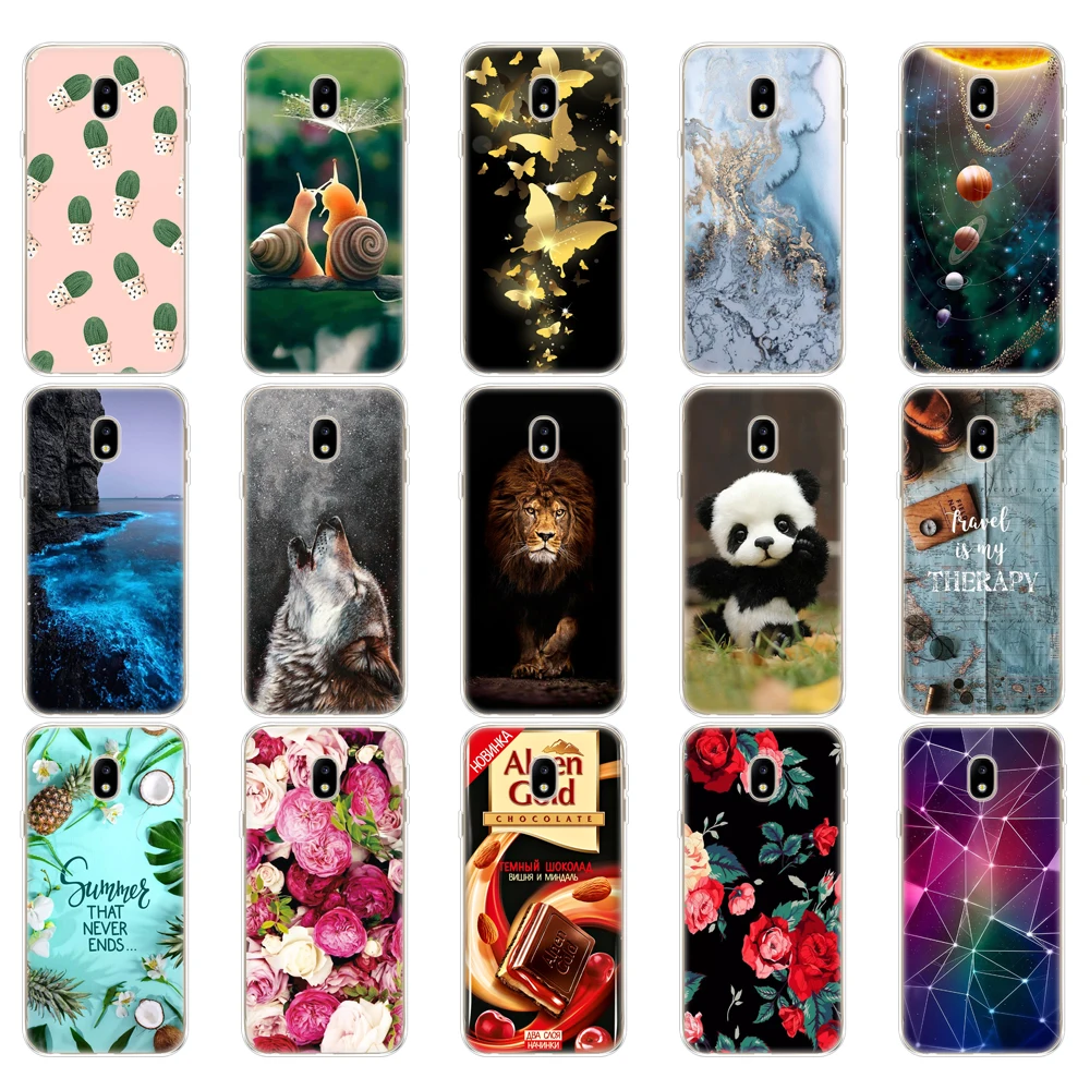 For Samsung Galaxy J3 2017 J330F J3 Pro 2017 Case Soft TPU Silicon back Phone Cover for Samsung J3 2017 J330 Protective Coque