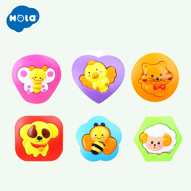 HOLA 938 детские игрушки малыш игрушка для ползания с музыкой и светильник учат форму/номер/Животное Дети Раннее Обучение обучающая игрушка подарок