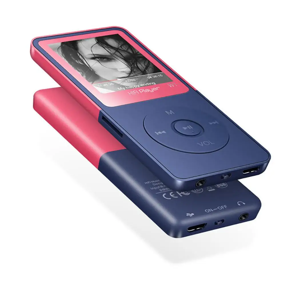 W1 MP3 плеер Кнопка управление внешний звук релиз функция HIFI портативный Walkman с