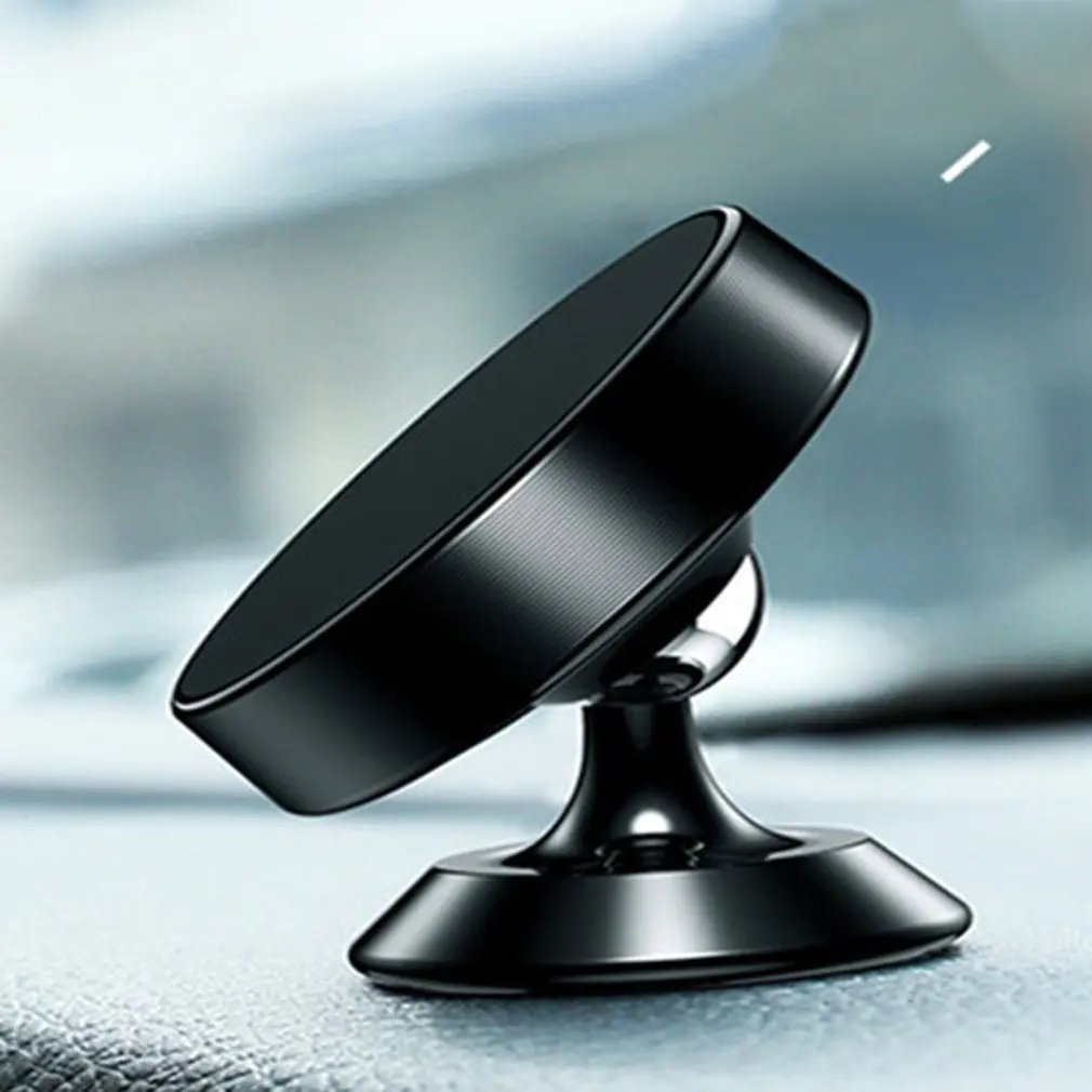 

Phone Holder 360 Degree Rotatory Magnet Stand Support Cellphone Bracket Car Vehicle Mobile Phone Accessories Universal LESHP ABS