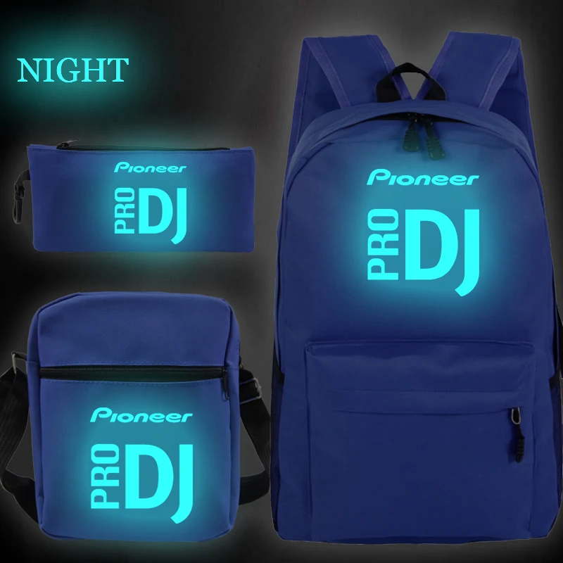 2023 Pioneer Pro Dj Print 3pcs/set School Bags for Teenager Boys Girls Bagpack Women Men Mochila Backpacks |