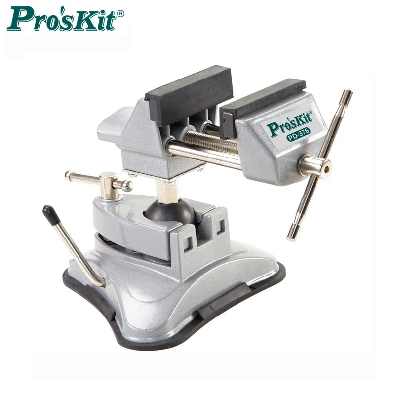Suction cup Dowel Jig holding pliers pro'skit PD-376 360 ° fixing circuit board wood engraving electronic service tools | Инструменты