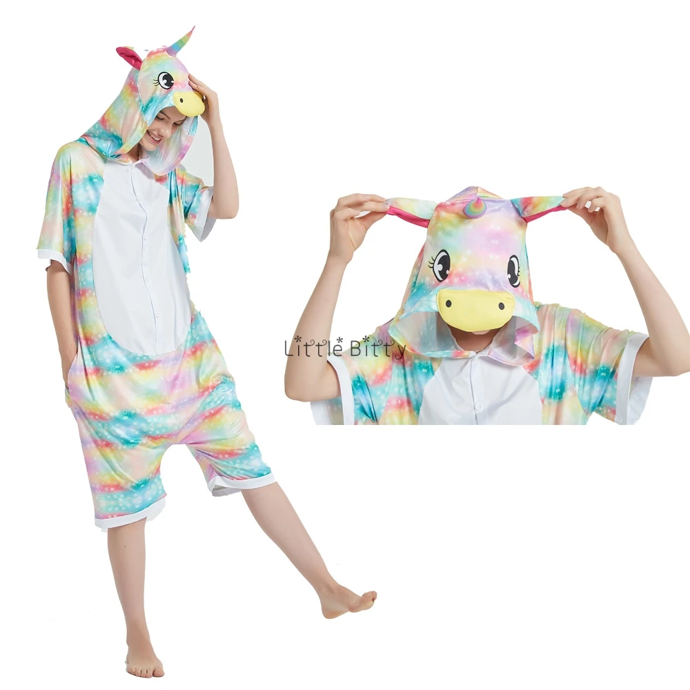 Кигуруми пижамы для мамы и детей комбинезон милая цельная Пижама пижама с