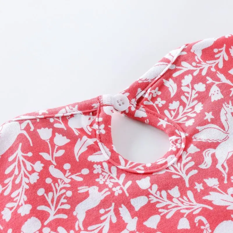 2019 летнее милое Хлопковое платье для маленьких девочек Новое Модное детское