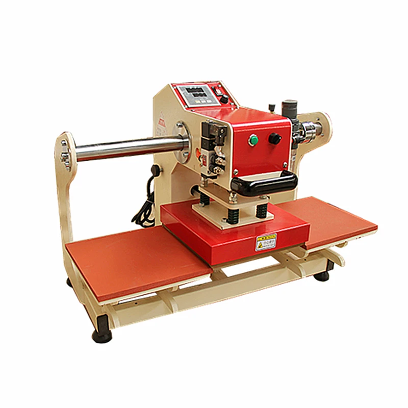 

Double-position Sublimation Label Heat Press Machine Pneumatic automatic continuous for DIY T Shirt Phone Pillow Cover Printer