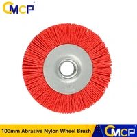 100mm abrasive nylon wheel brush for 2as key cutting machine polishing wheel abrasive wire brush wheel locksmith tools