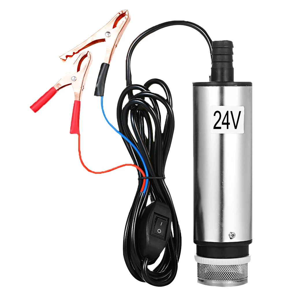 

Water Oil Diesel Fuel Transfer Pump DC 12V/24V Submersible Pump for Pumping Diesel Oil Water 51mm Refueling with Fliter Screen
