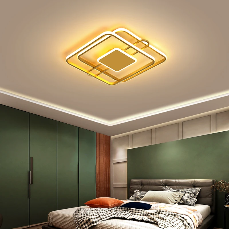Surface Mounted LED Ceiling Lights Lighting For Bedroom Kitchen Studyroom Lusure Lamps Fixture Indoor Decoration Home Lights
