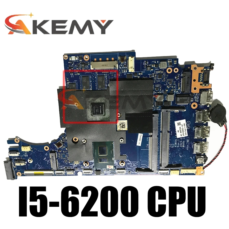 

Для HP ноутбук Envy 15-AE Материнская плата ноутбука LA-C503P материнская плата SR2EY I5-6200U 850634-601 850634-001 850634-501 ASW50