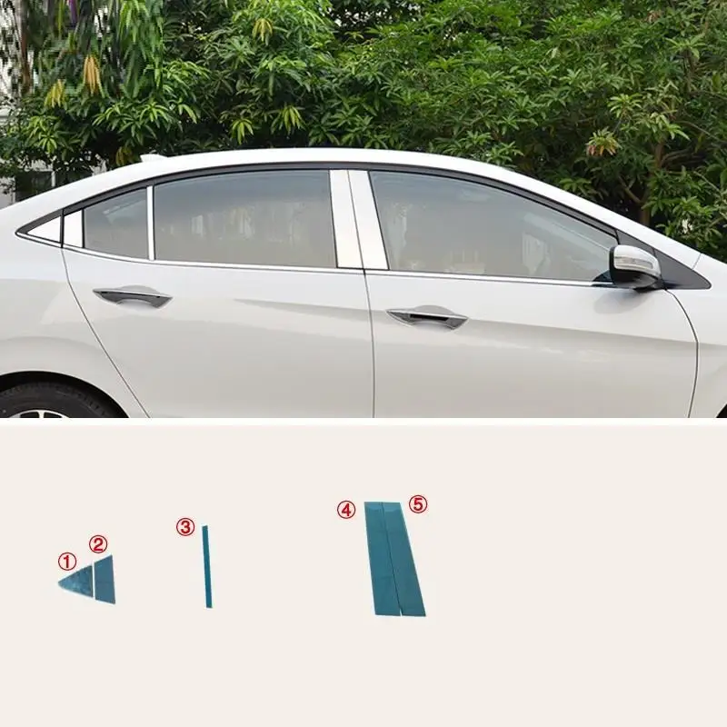 Автомобильная автомобильная дверь с зеркалом для кузова Наружные молдинги