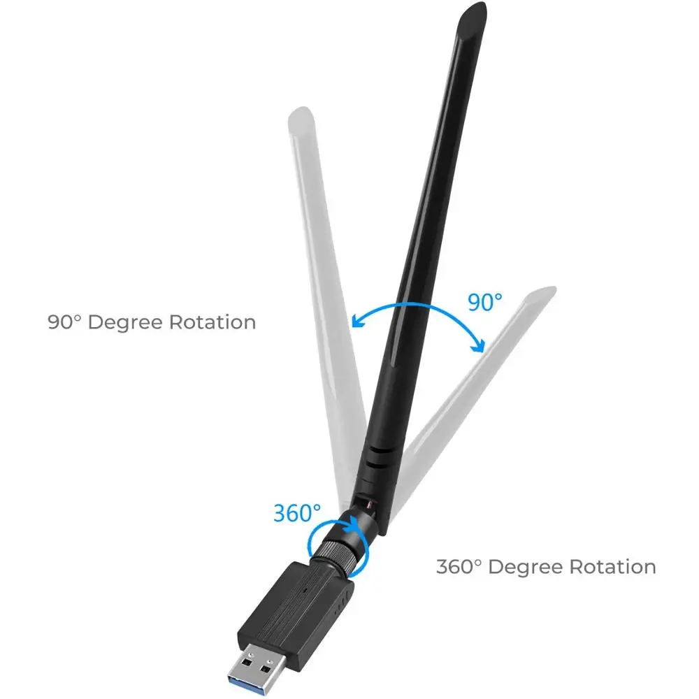 AMKLE 1200 Мбит/с Беспроводной USB Wifi адаптер 600 плата драйвера LAN Ethernet 2 4G 5 8G
