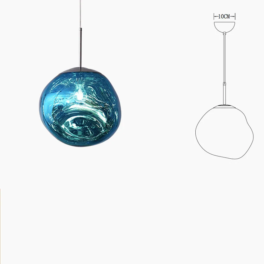 Современный Стеклянный светодиодный подвесной светильник s люстры