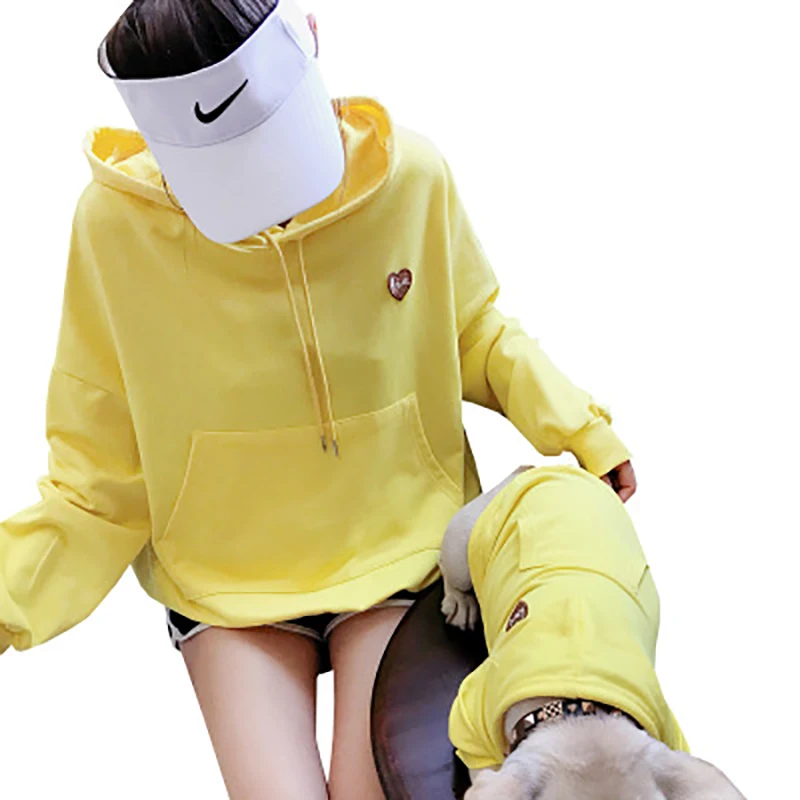 

100% cotton Famliy Clothes For Dog small Big LArge Dog Clothes Coat jacket Dog Hoodie shrit women Hoodie shrit pajamas clothing