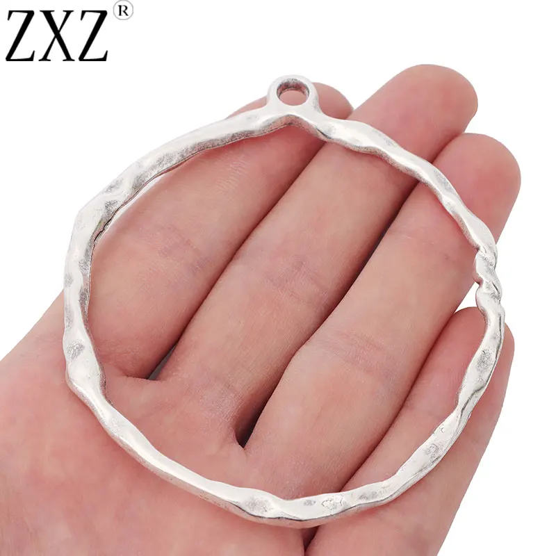 ZXZ 2 шт. большие круглые подвески для ювелирных изделий 82x71mm|Подвески| |