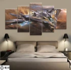 Модульная Картина на холсте для домашнего декора, 5 шт., пленка стражи Галактики, Постер для рисования на холсте для дома, оптовая продажа