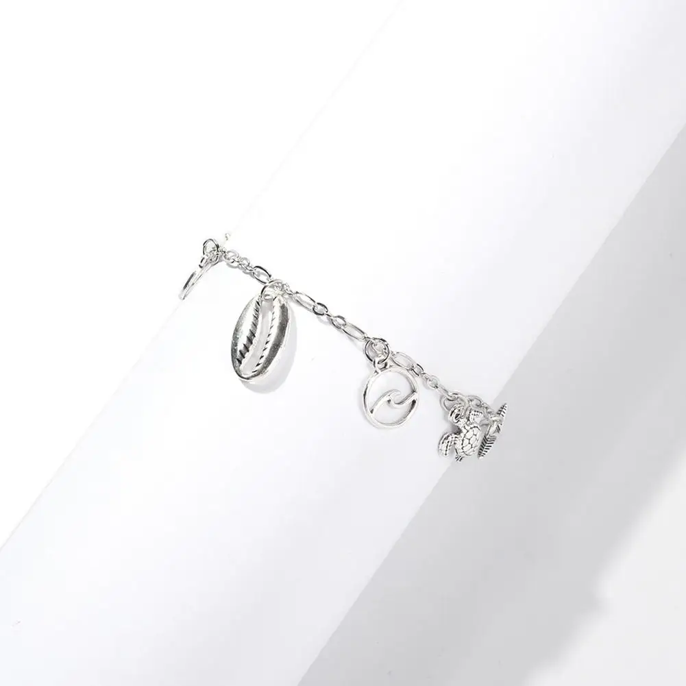 Women Marine Seris Bracelet Pendants Conch Starfish Turtle Decorating Wrist Decoration All Match | Украшения и аксессуары