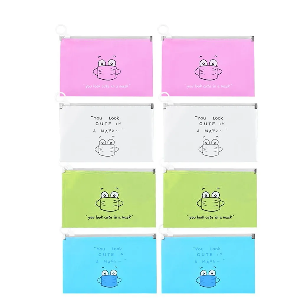 8 шт. Модный чехол для маски сумка портативный держатель рта хранения косметички