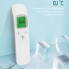 Легкий и портативный термометр для человеческого тела, трехцветный Быстрое измерение температуры, бытовой ушной термометр для здоровья