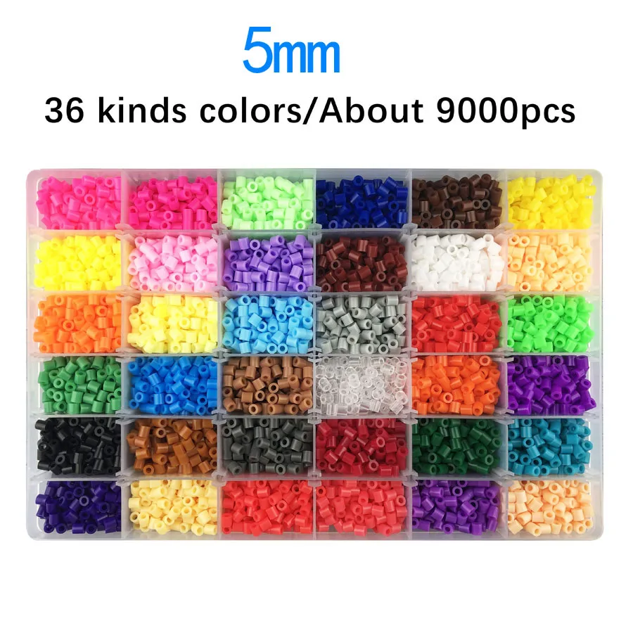 

5mm/2.6mm perler Hama beads 3D Puzzle DIY Toy Kids Creative Handmade Craft Toy Gift fuse beads Education Diy