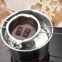 stainless steel chocolate butter milt melt ting bowl long grip handle diy pastry cooking dessert baking pastry kitchen tools