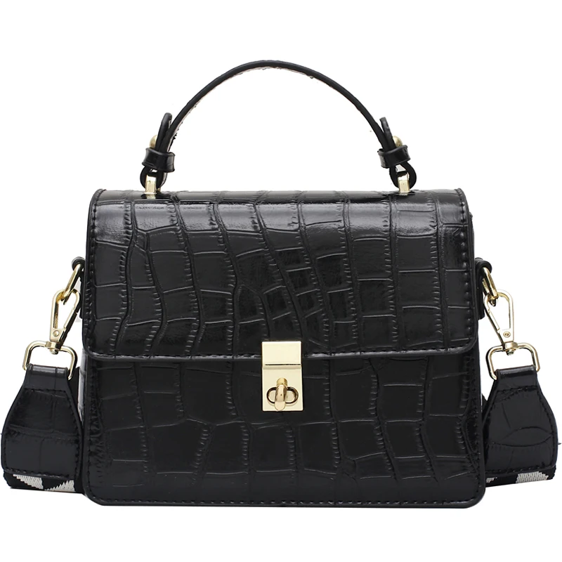 

NEW Original Design Fashion Unique Bag Square Bag Handbag & Elegant Contrast Color Shoulder Strap Bag Messenger Bag Width 18cm