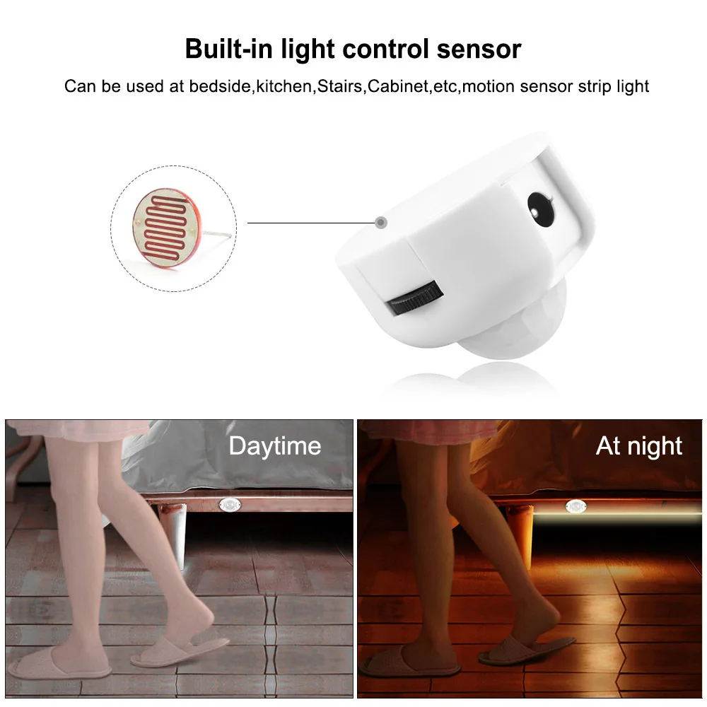 Беспроводной движения PIR Сенсор/диммер Светодиодные ленты светильник 12V
