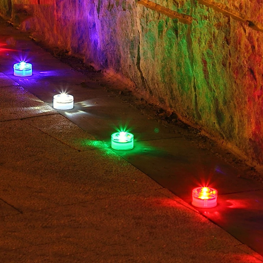 

3PCS/Lot Solar Underground Buried Lamp IP65 Outdoor Pathway Floor Night Light Garden Deck Road Security Lamp