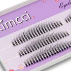 Ресницы Накладные Kimcci CDDD 8-12 Mix 3D для наращивания, натуральный русский объем, искусственные ресницы для макияжа