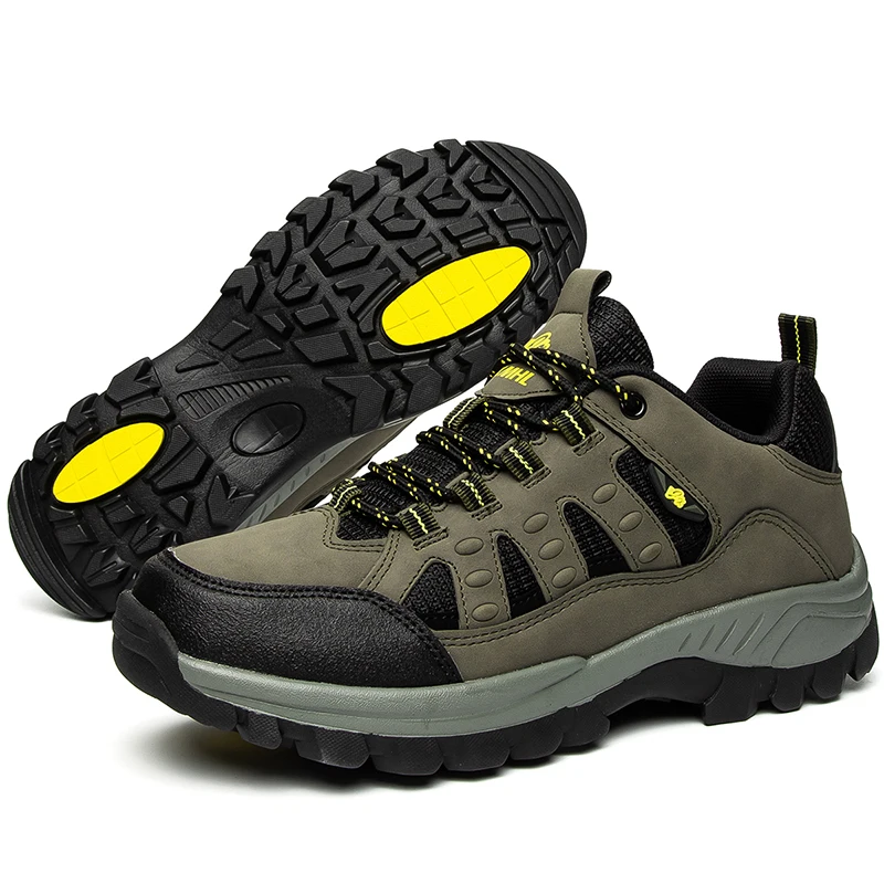 

2022 New Spring Autumn Waterproof Ankle Boots Breathable Motorcycle Boots Men's Sneakers Fashion Outdoor Hiking Boots Men Boots