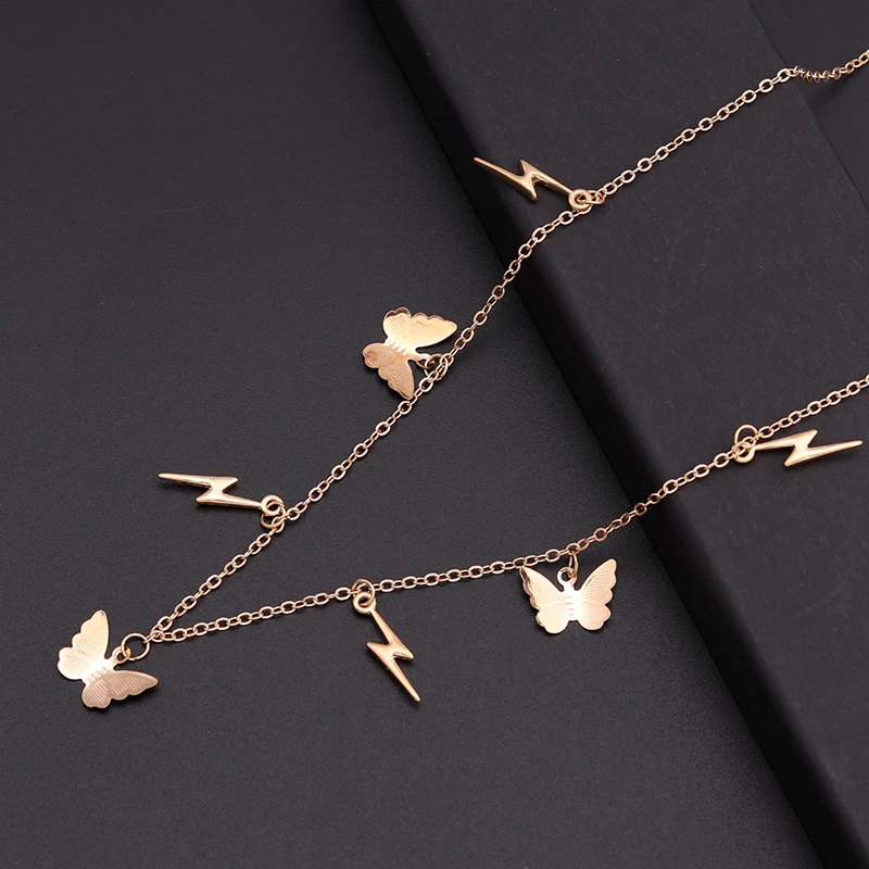 Женская цепочка с подвеской-молнией из металлического сплава | Украшения и