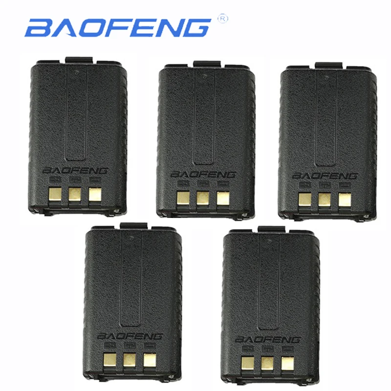 5 шт. оригинальный BL литий ионный аккумулятор Baofeng Uv5r РАДИОТЕЛЕФОНА Walkie Talkie “иди и