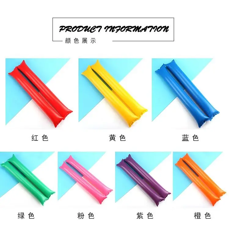10000pcs LED Inflatable Cheer Sticks cheerleaders Stick Against Cheering Noise Maker ballon concert party | Дом и сад