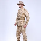Костюм армии США для мужчин, камуфляжная Военная Униформа джунглей, пустыня, Мультикам, охотничья куртка + брюки, Военная Тактическая Боевая одежда