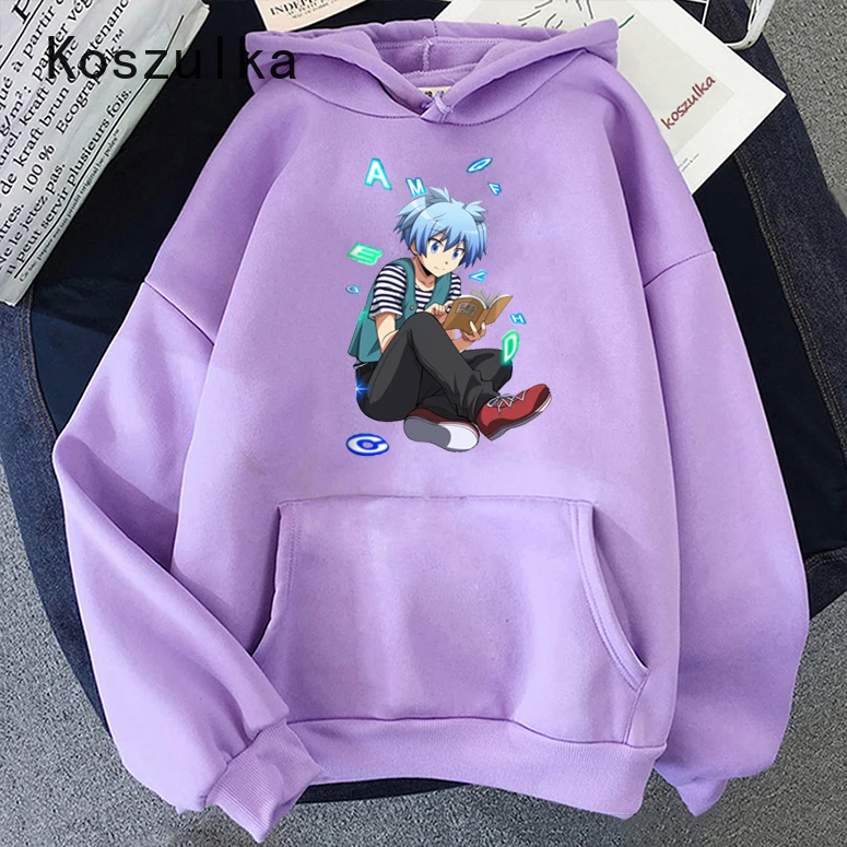 

Spring Assassination Classroom Hoodie Korosensei Anime Korosensei Hoodies Harajuku Hooded Sweatshirts Graphic Hoody Pullovers