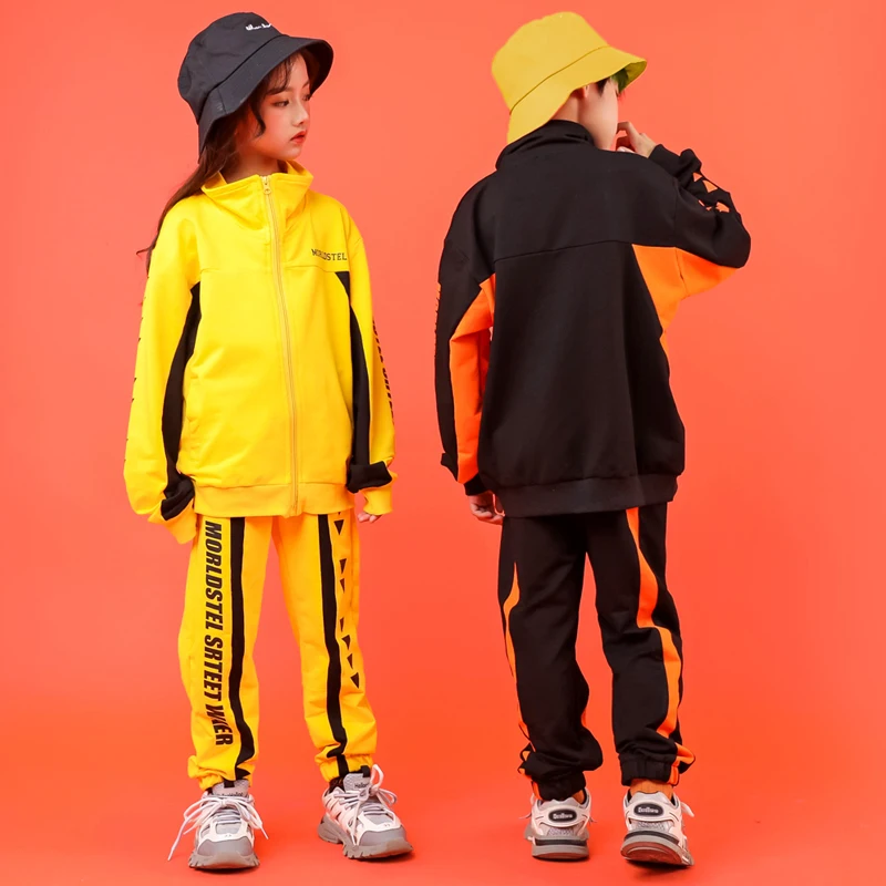 Крутой Детский свитер с высоким воротником спортивный костюм для бега