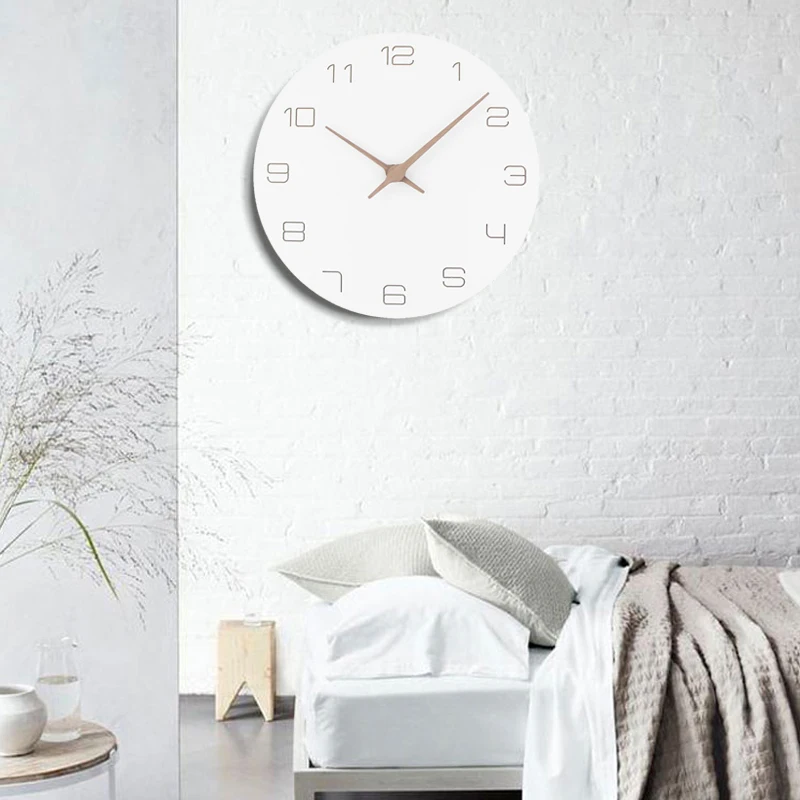 

Modern Minimalist Wall Clock Nordic Clock Living Room Home Decoration Fashion Quartz Silent Wall Clocks Decor Christmas Gift