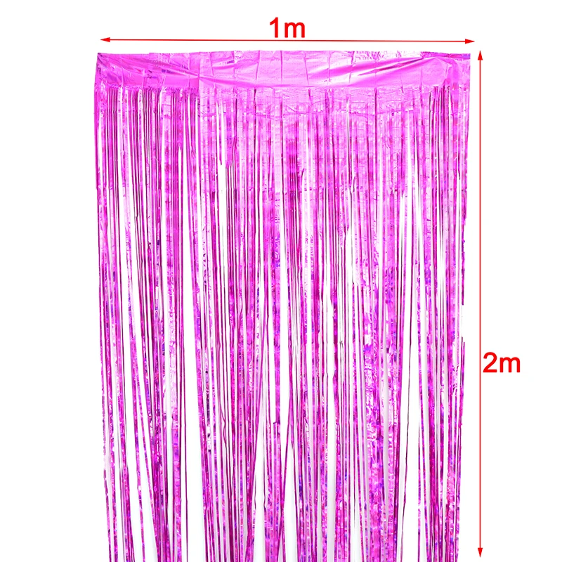 1*2 м цвета: золотистый серебристый металлик Блестки из фольги бахрома шторка на