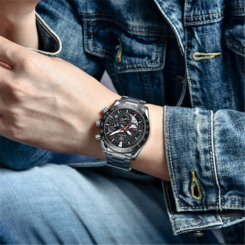 Benyar дизайн 2021 Новый Топ бренд кварцевые часы мужские повседневные спортивные